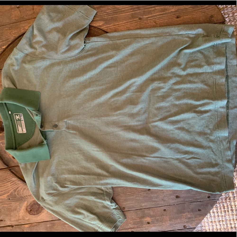 Cutter and Buck drytec gold polo